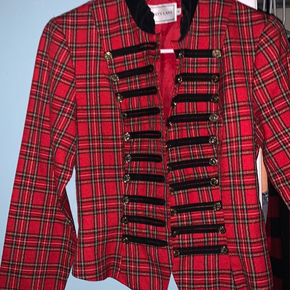 Brand Misty Lane. Size 4. Color red plaid